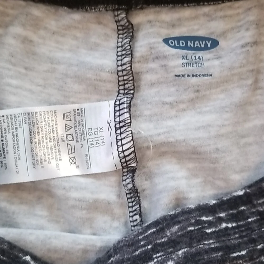 Old Navy Girl Leggings, 2 Pairs, Size XL